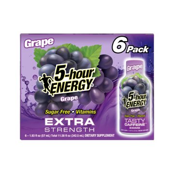 5-hour ENERGY Extra Strength Energy Shots - Grape