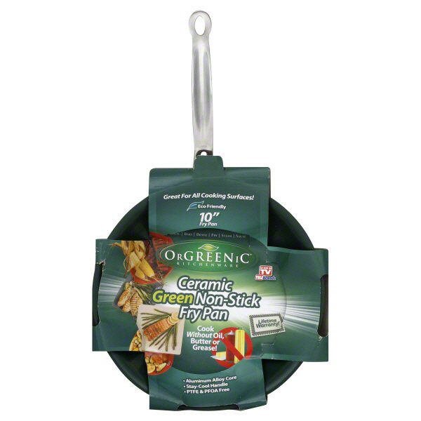 TeleBrands OrGreenic Kitchenware As Seen On TV Orgreenic 10" Frying Pan