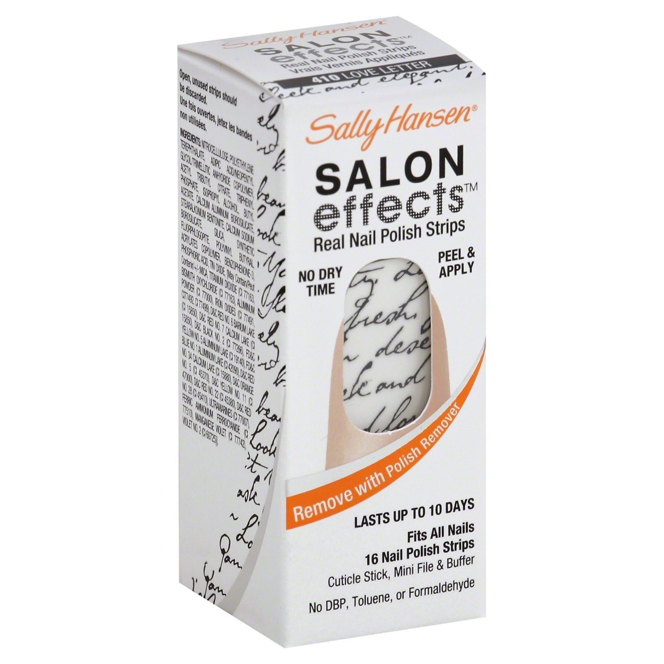 Sally Hansen Salon Effects Nail Polish Strips Love Letter Shop Nail