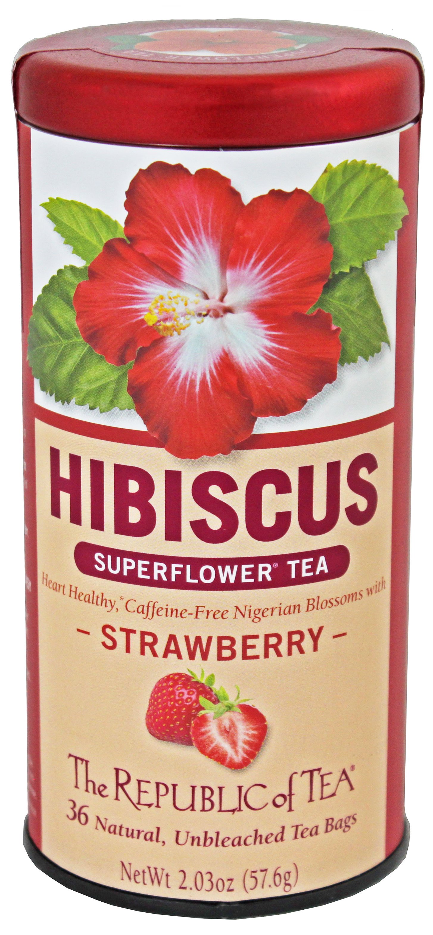 The Republic of Tea Strawberry Hibiscus Tea Bags Shop Tea at HEB
