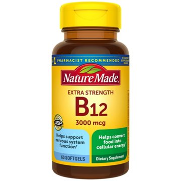 Nature Made Vitamin B-12 3000 mcg Liquid Softgels, 60 ct