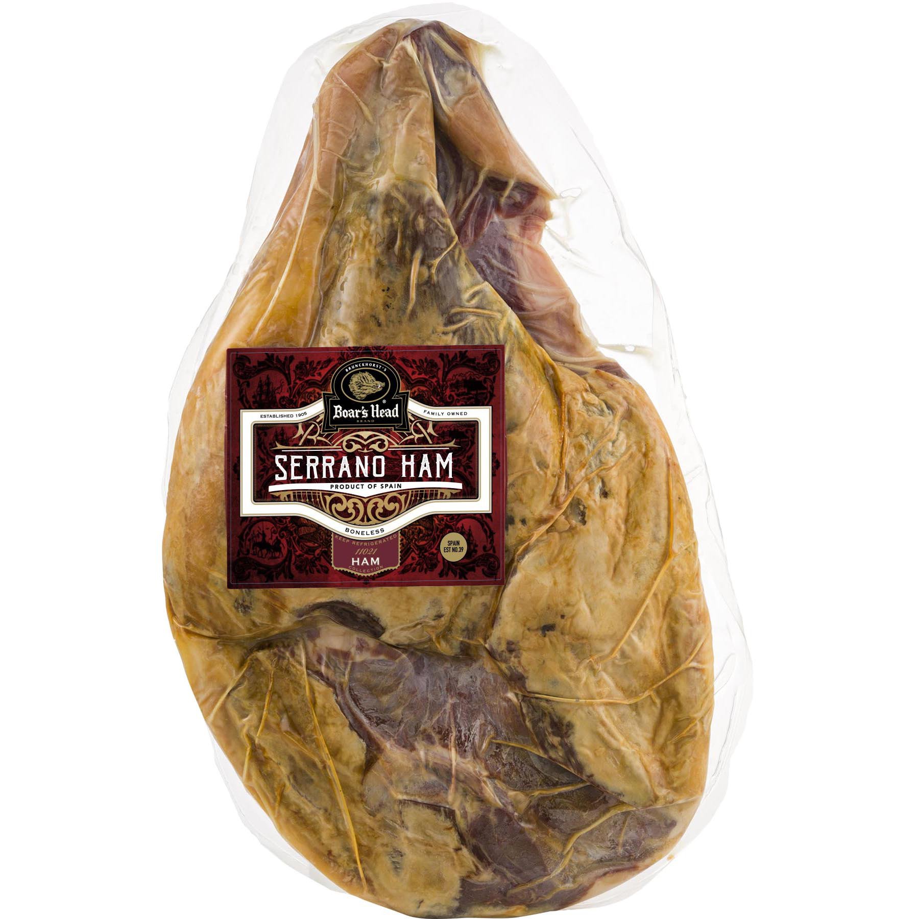Boar's Head Serrano Ham, Custom Sliced, lb