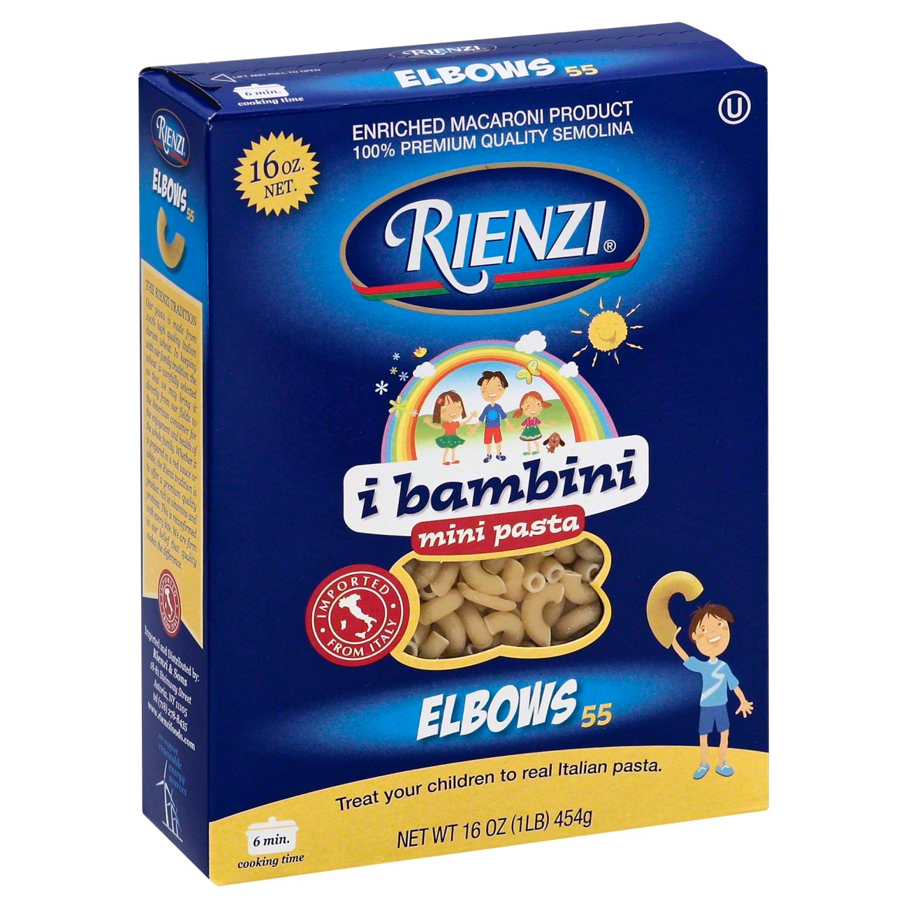 Rienzi Mini Elbows Pasta Shop Pasta at HEB