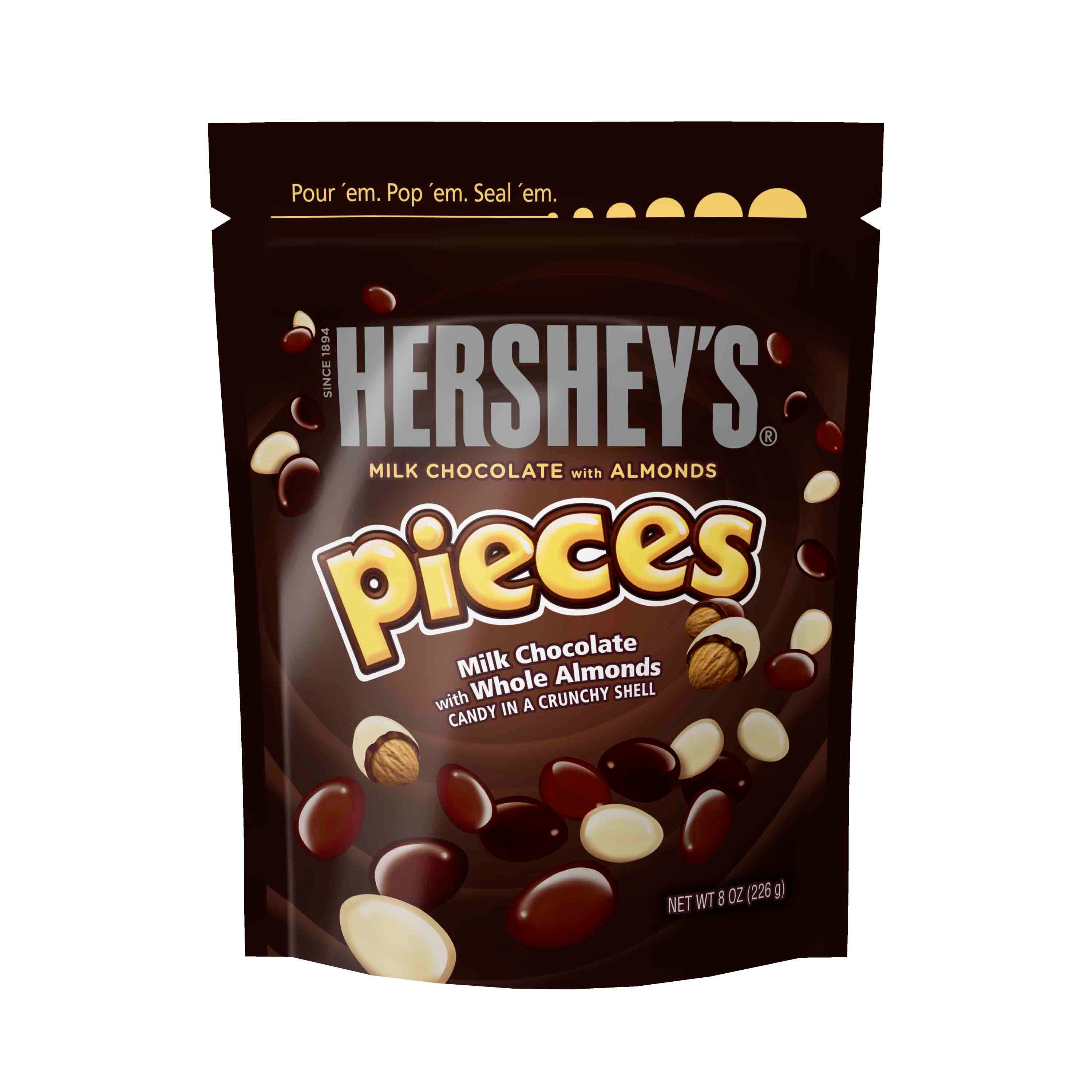 Hershey's Pieces Milk Chocolate With Almonds - Shop Candy At H-E-B