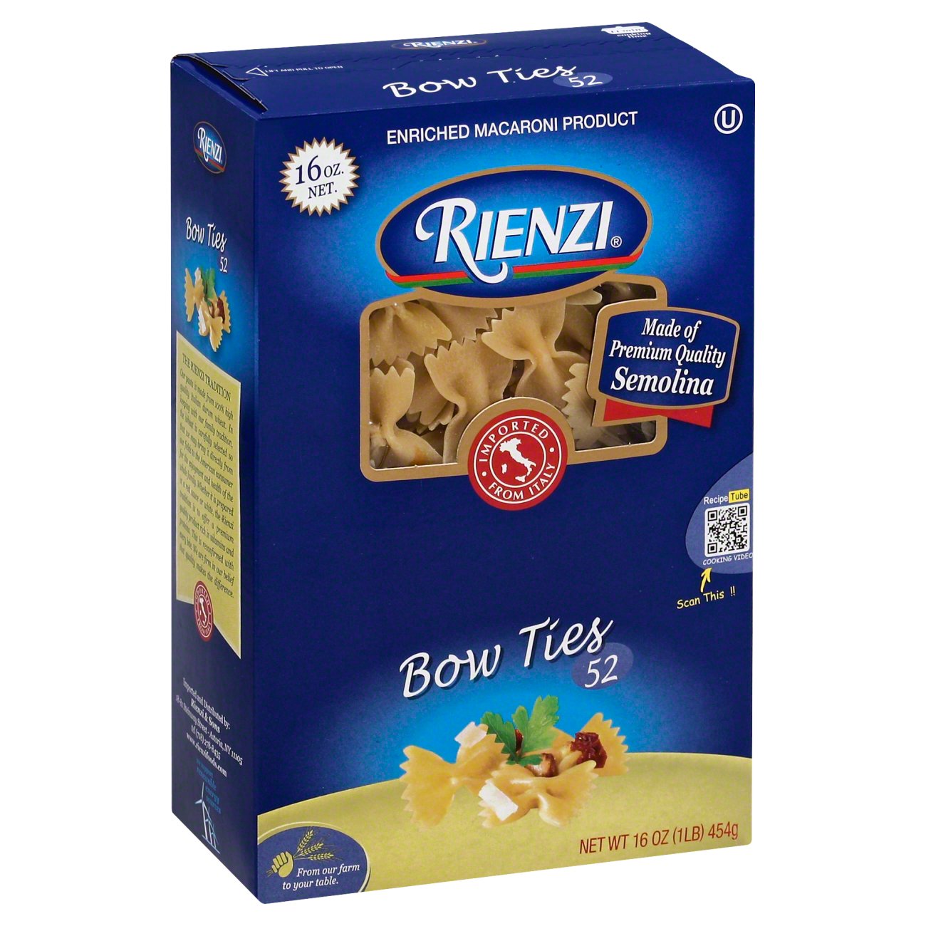 Rienzi Bow Ties Shop Pasta at HEB