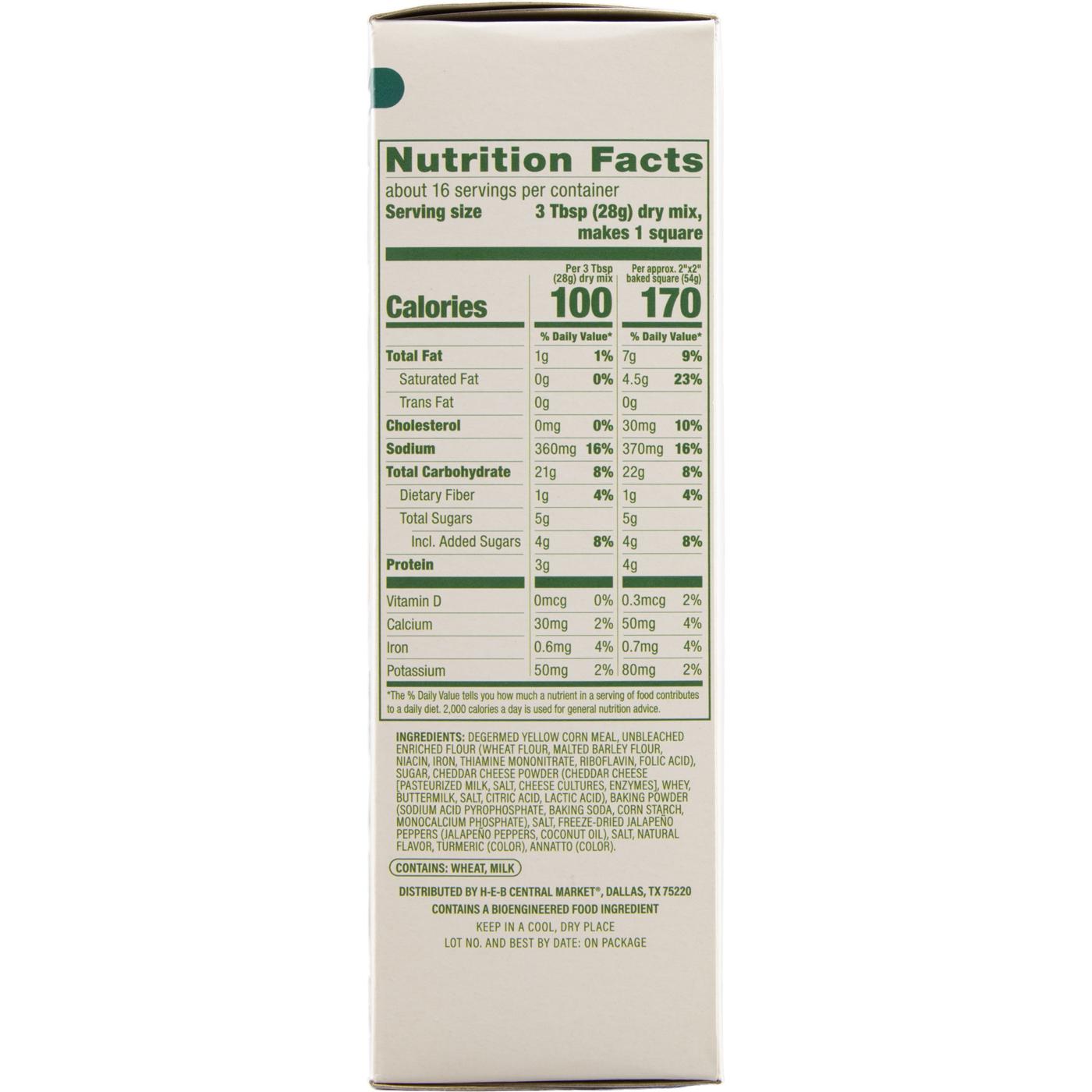 Central Market Cheddar Jalapeño Cornbread Mix; image 3 of 5