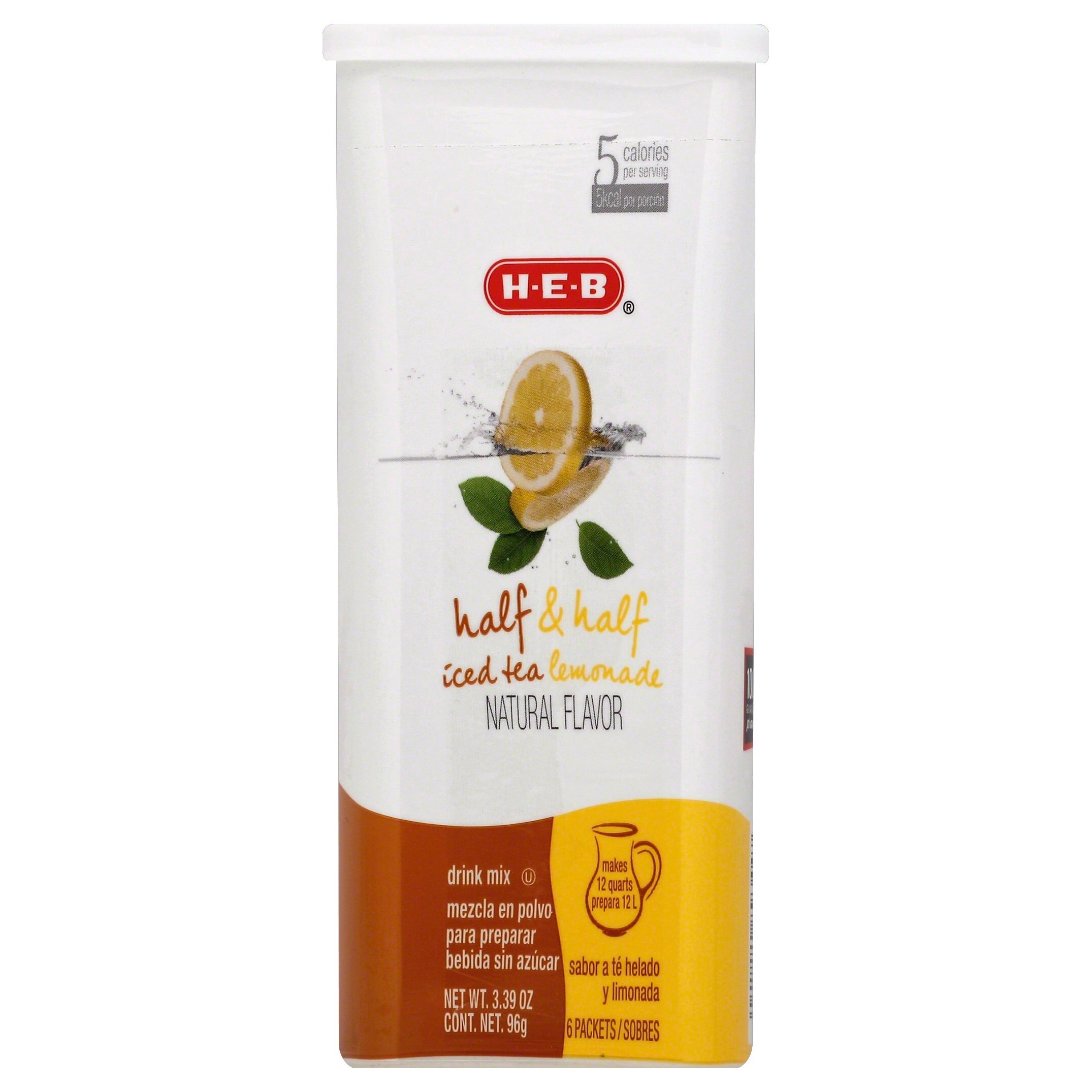 HEB Half and Half Iced Tea Lemonade Drink Mix Shop Tea at HEB