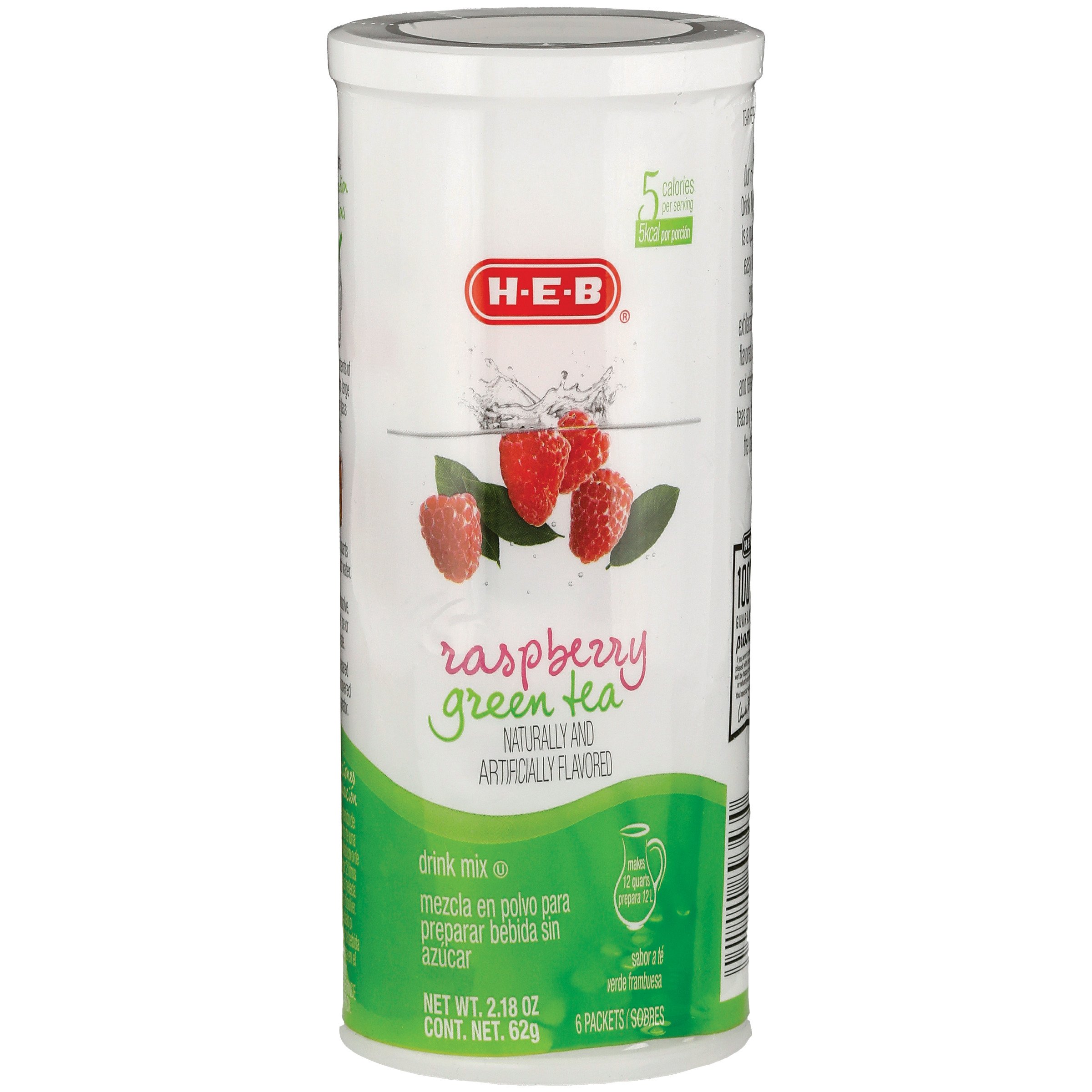 H-E-B Raspberry Green Tea Drink Mix - Shop Tea At H-E-B