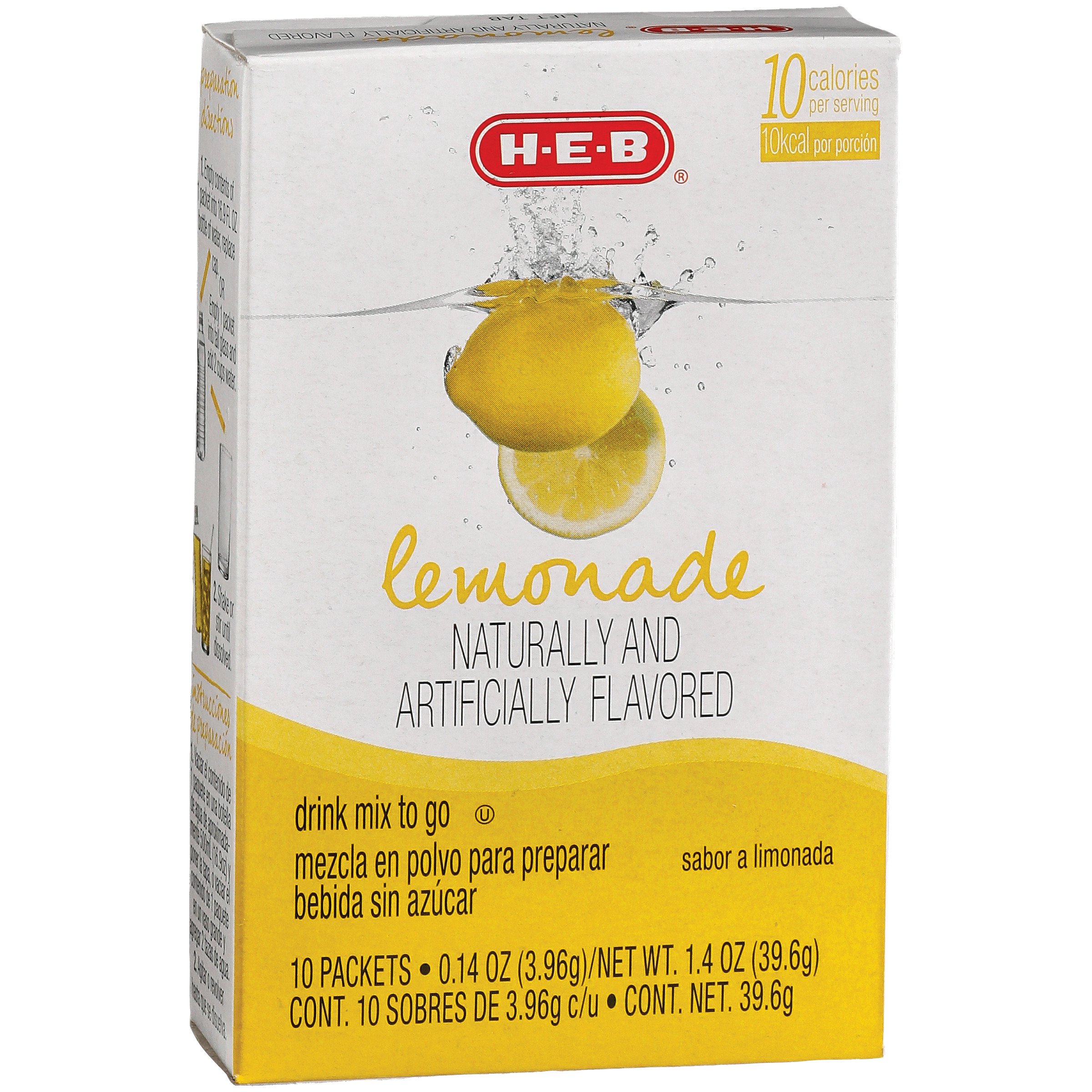 HEB To Go Lemonade Drink Mix Shop Mixes & Flavor Enhancers at HEB