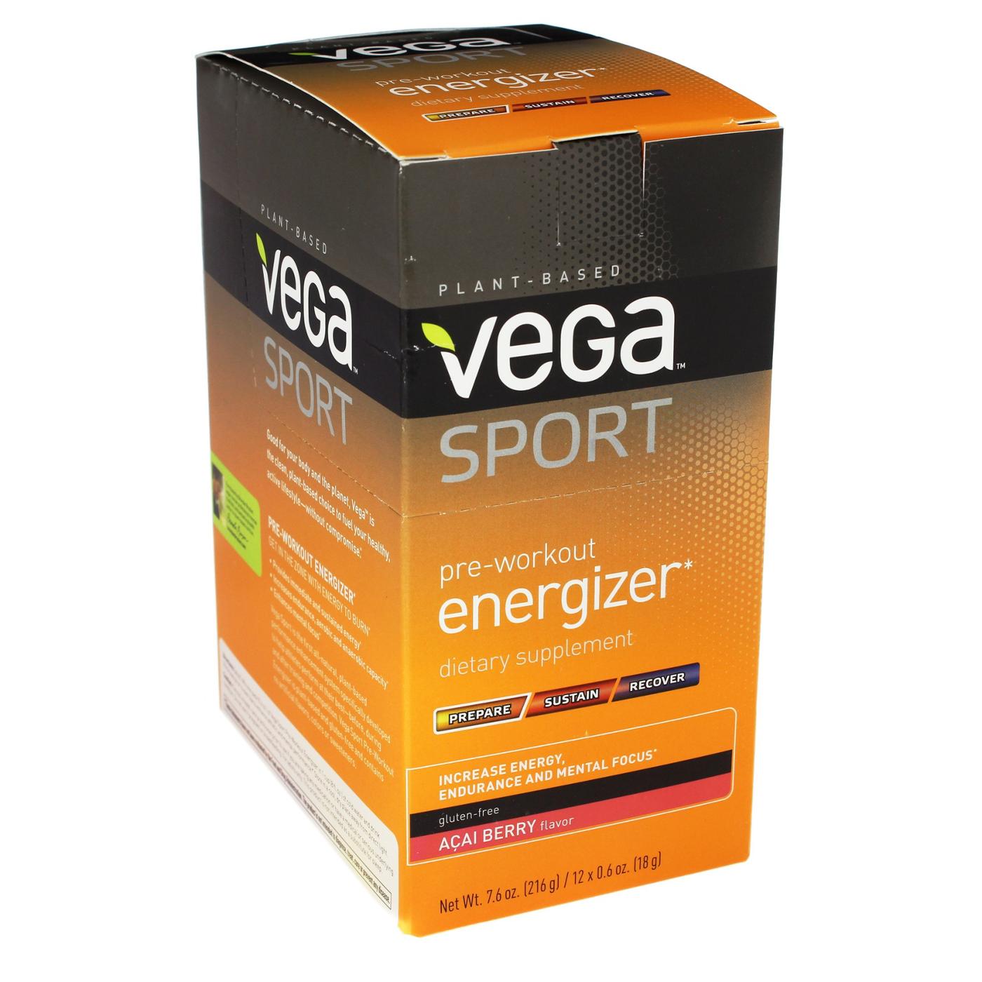 Vega Sport Acai Berry Pre-Workout Energizer; image 1 of 3