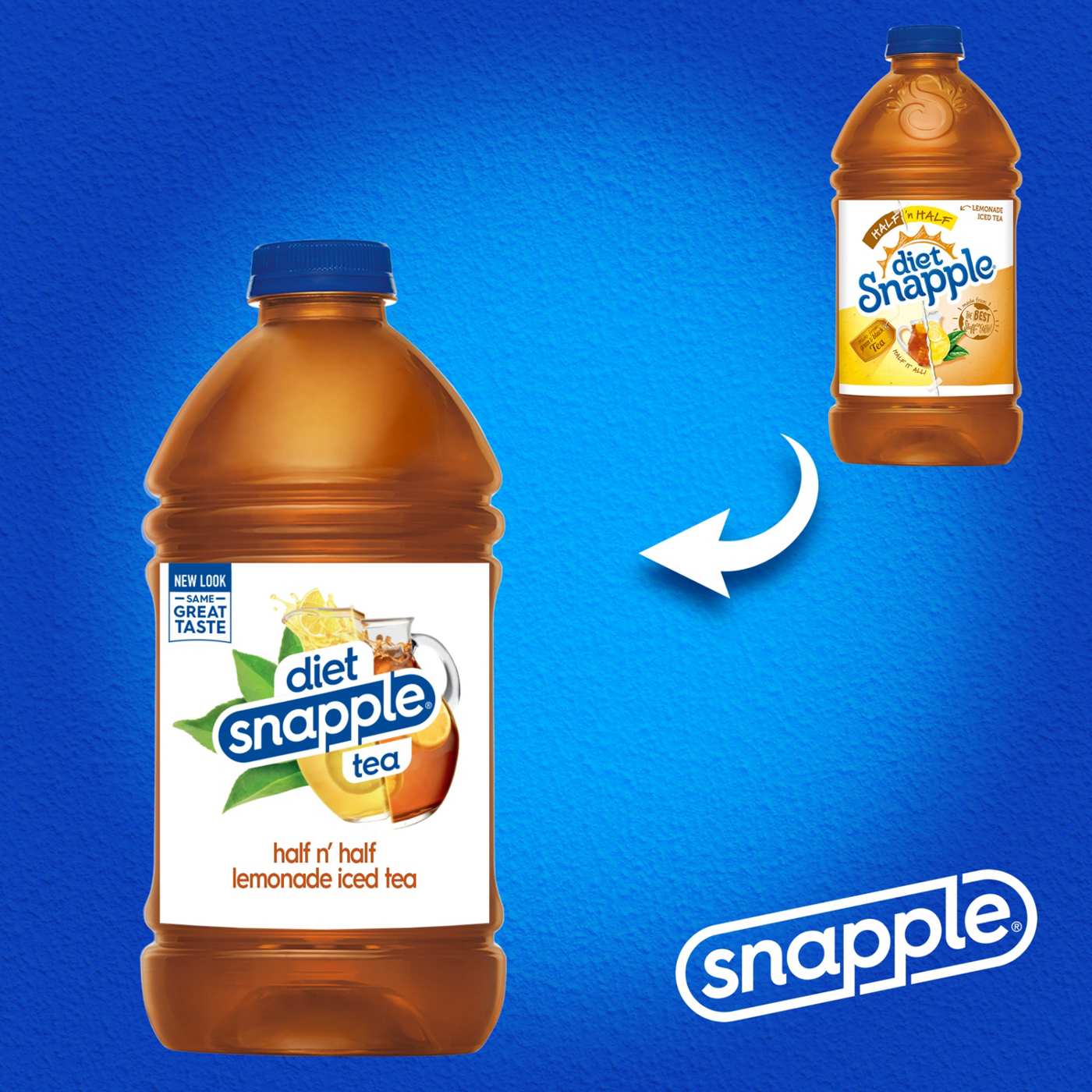 Snapple Diet Half 'n Half Lemonade Ice Tea; image 2 of 3