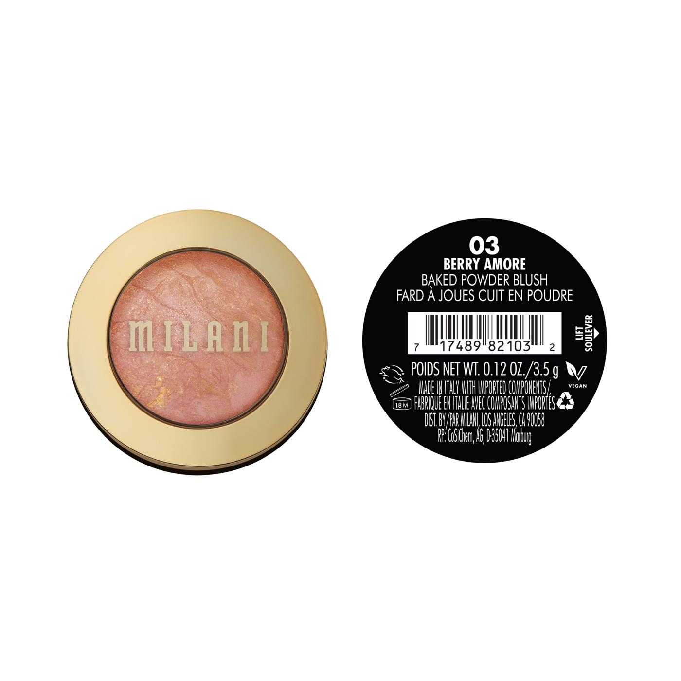 Milani Baked Blush - Berry Amore; image 5 of 9