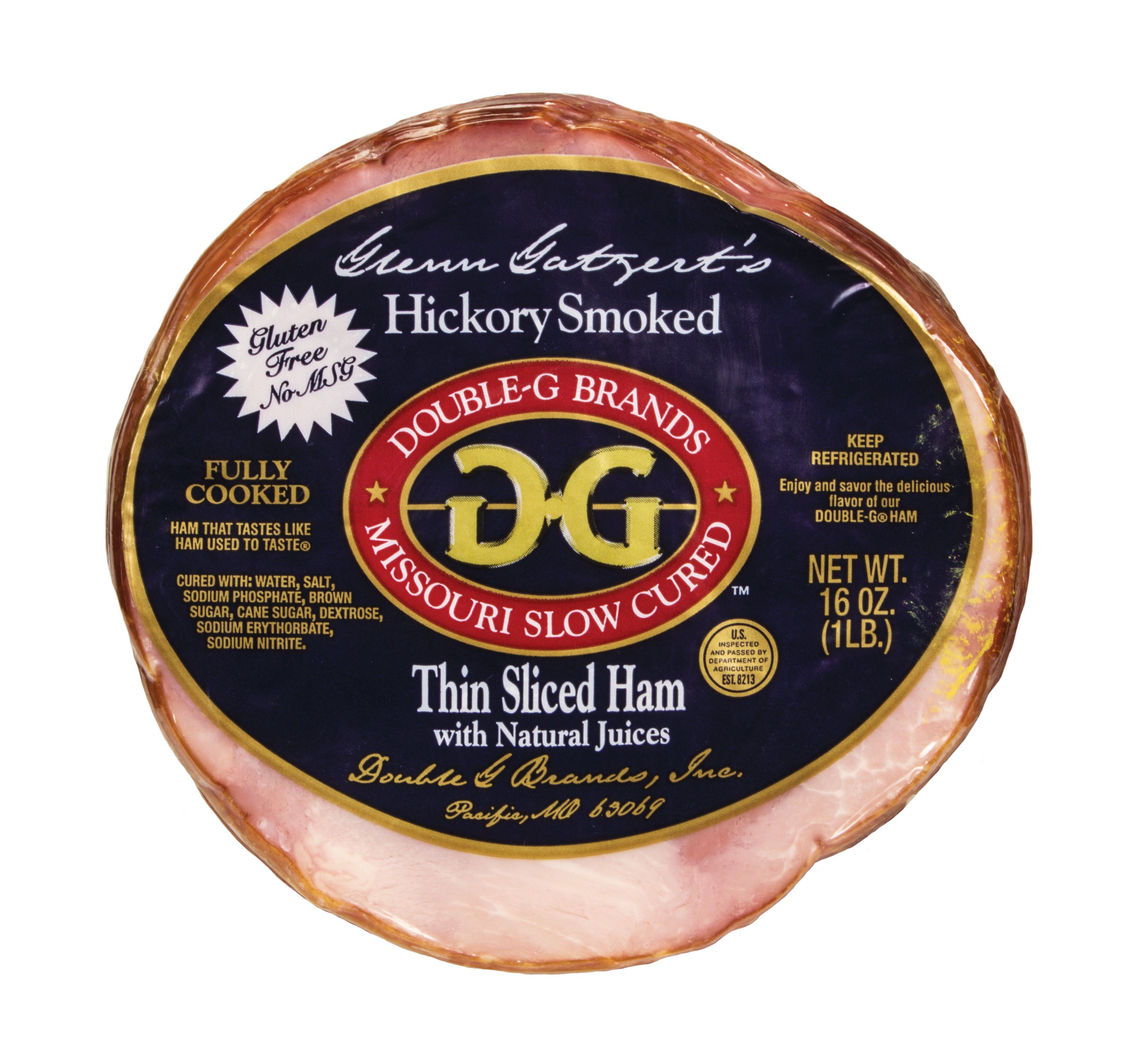 Double G Hickory Smoked Thin Sliced Ham - Shop Meat At H-E-B