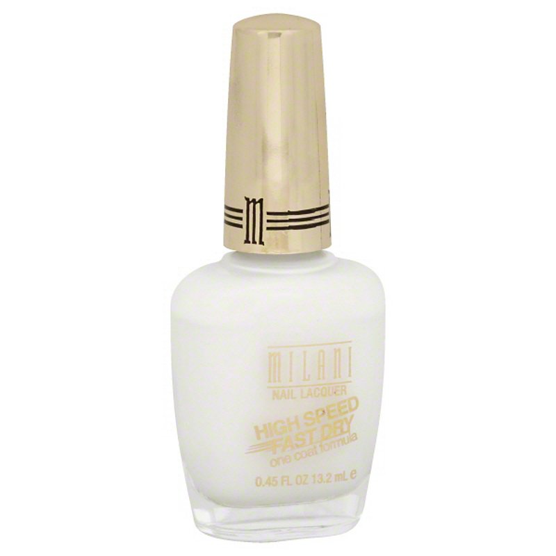 Milani High Speed Fast Dry White On The Spot Nail Lacquer - Shop Nails at  H-E-B
