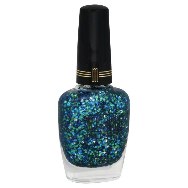 Milani Teal One Coat Glitter Nail Lacquer Shop Nails at HEB
