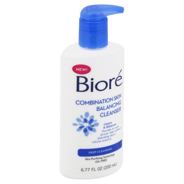 biore combination skin balancing cleanser
