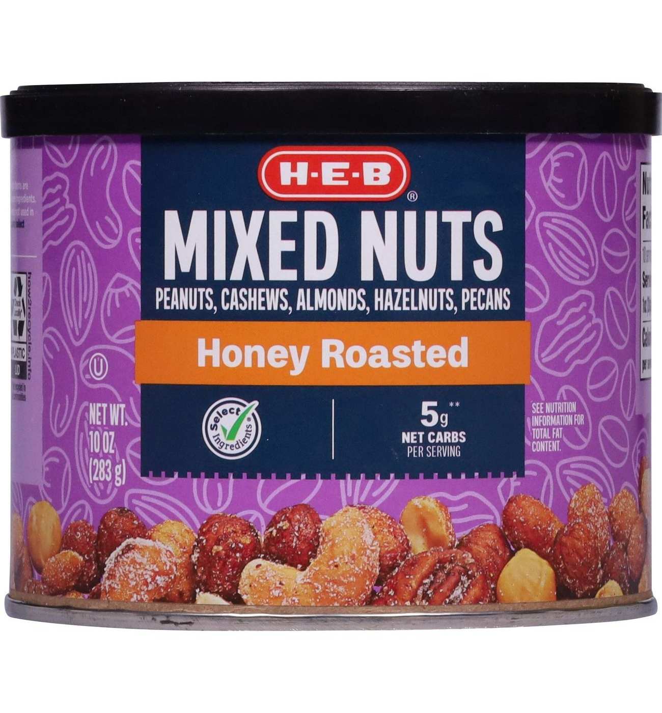 H-E-B Honey Roasted Mixed Nuts; image 1 of 6