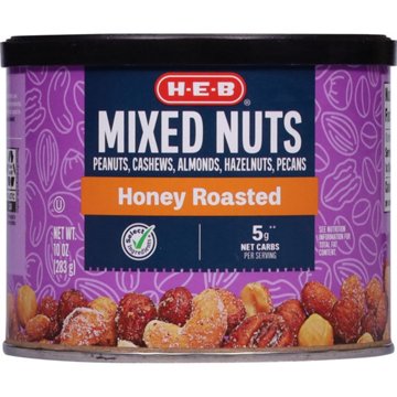H-E-B Honey Roasted Mixed Nuts, 10 oz
