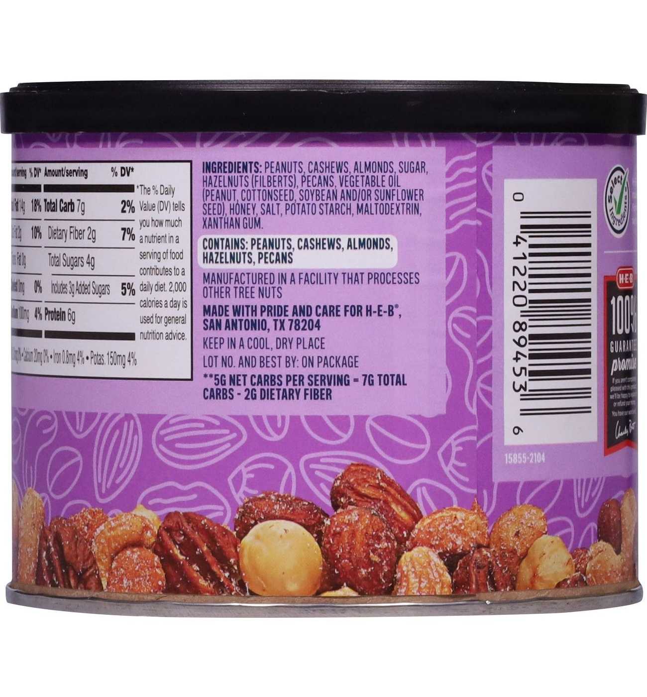 H-E-B Honey Roasted Mixed Nuts; image 3 of 6