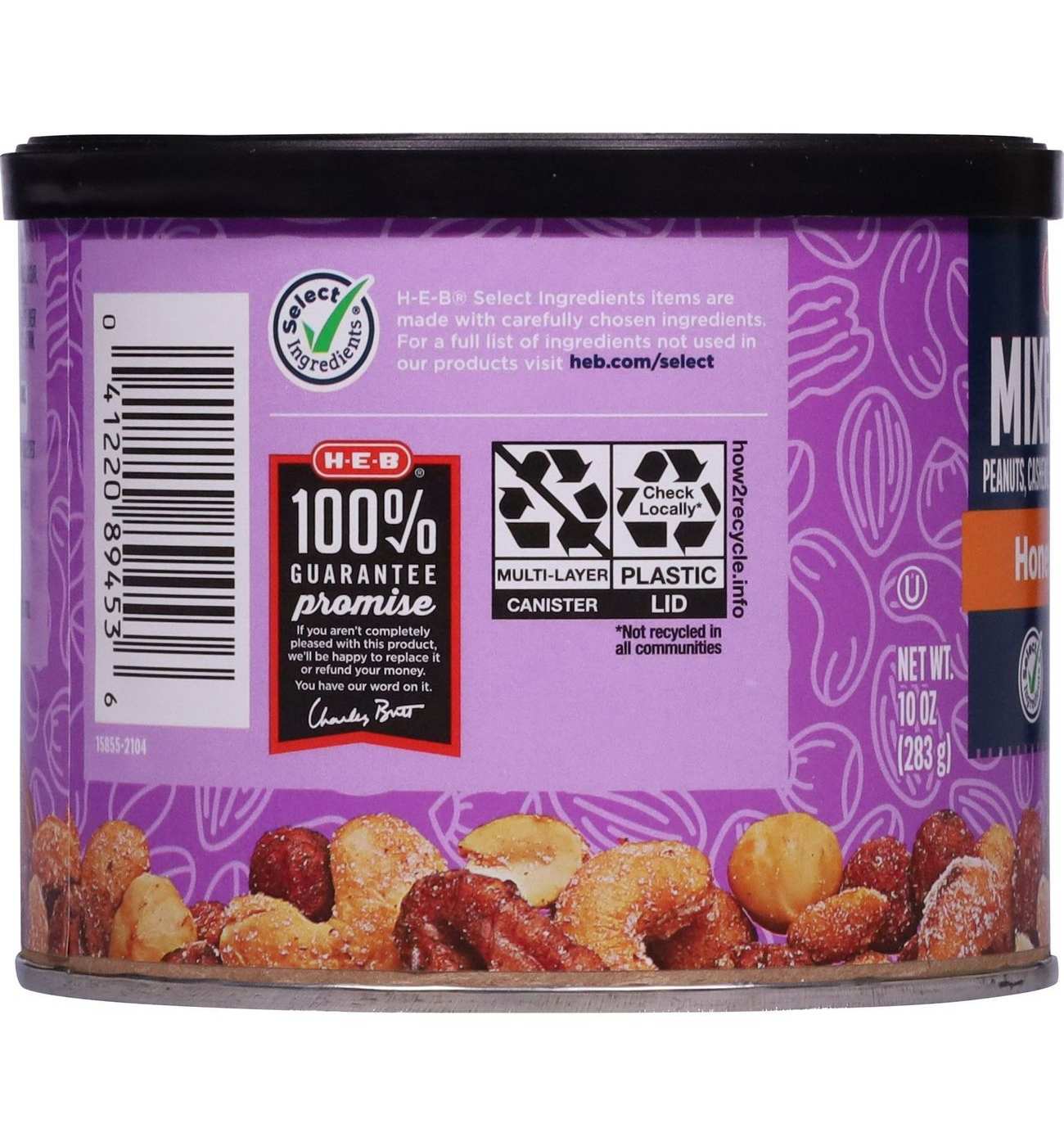 H-E-B Honey Roasted Mixed Nuts; image 6 of 6