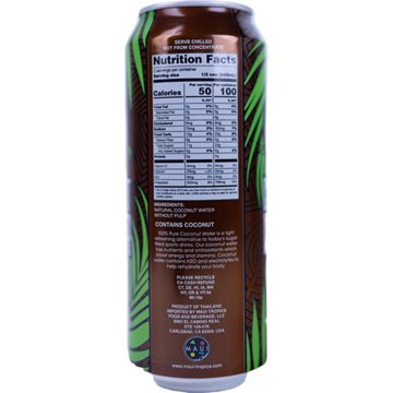 Maui & Sons 100% Pure Coconut Water Isotonic Sports Drink, 16.5 oz