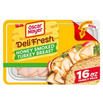 Oscar Mayer Deli Fresh Honey Smoked Turkey Breast, 16 oz