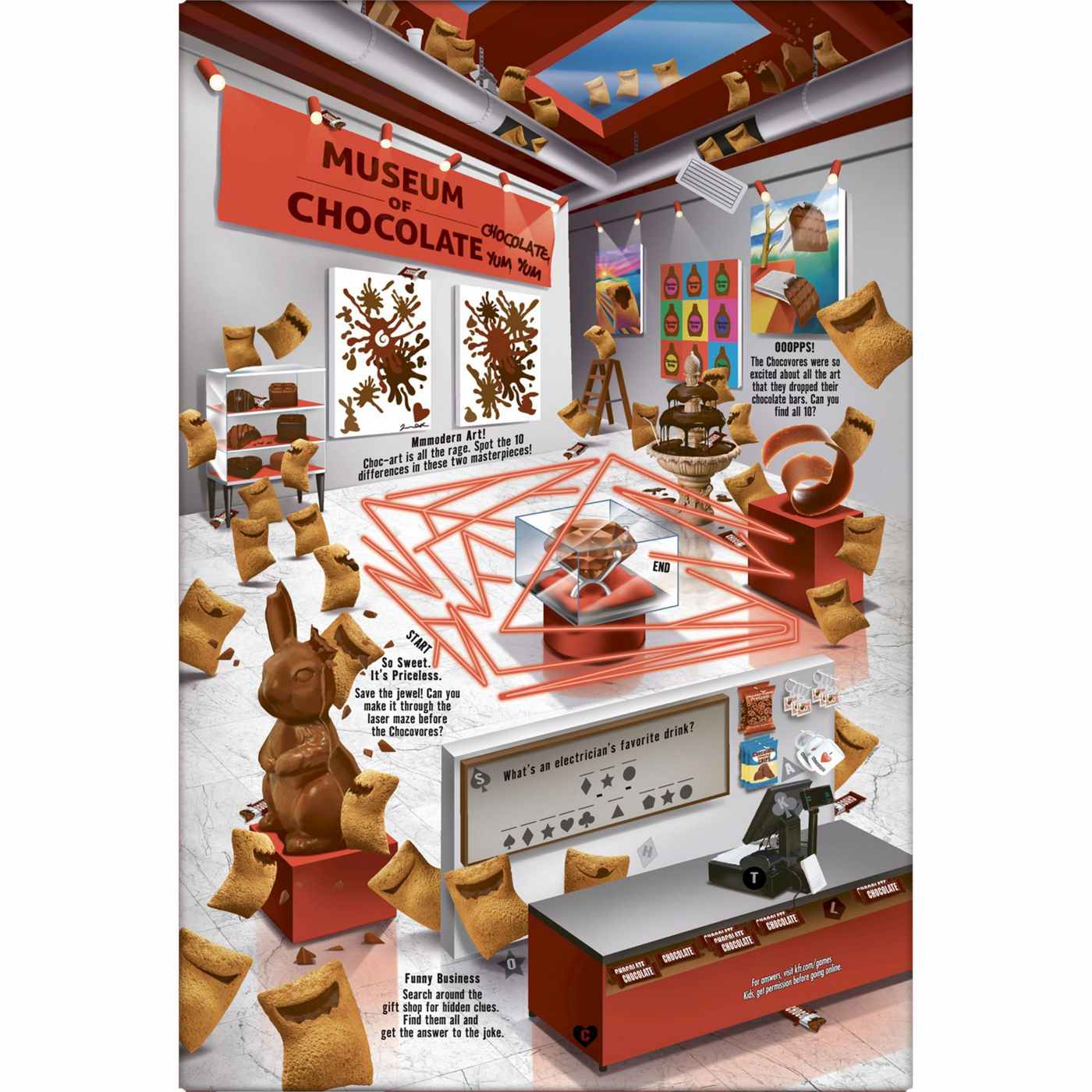 Kellogg's Krave Chocolate Cold Breakfast Cereal; image 2 of 5