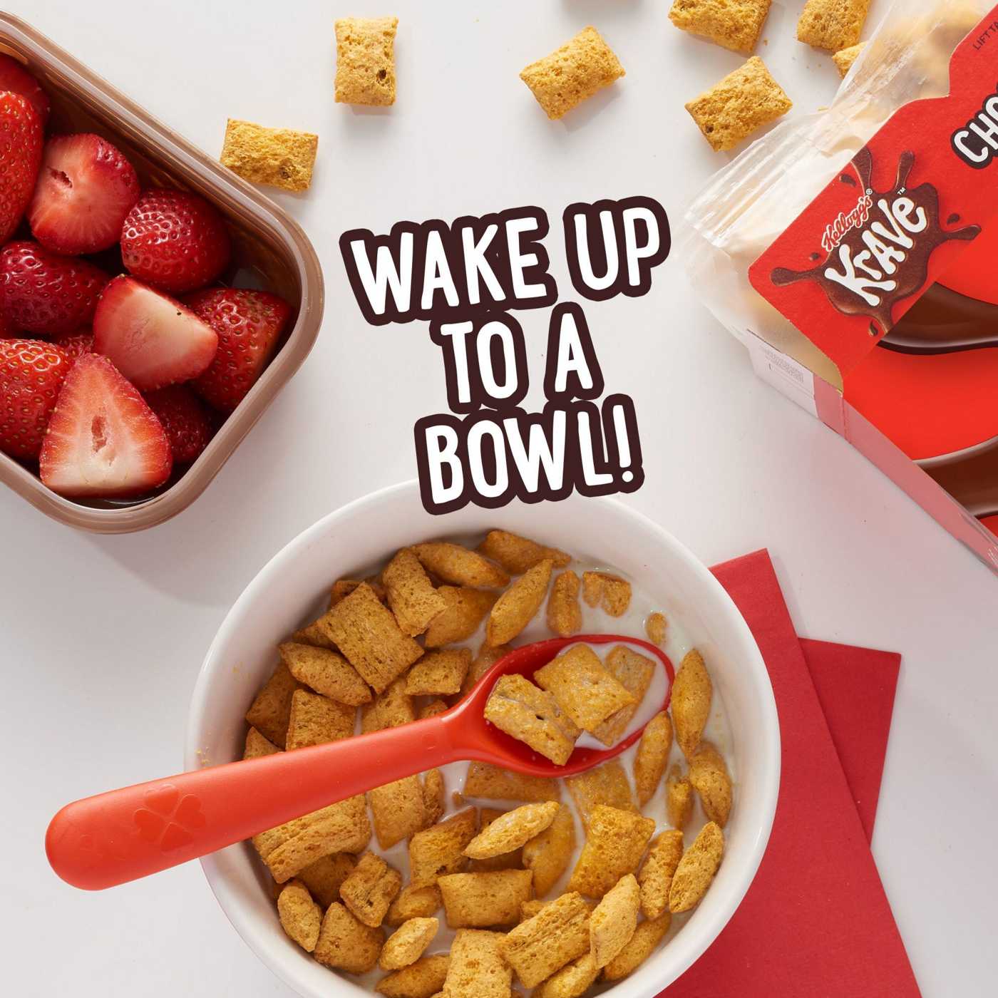 Kellogg's Krave Chocolate Cold Breakfast Cereal; image 3 of 5