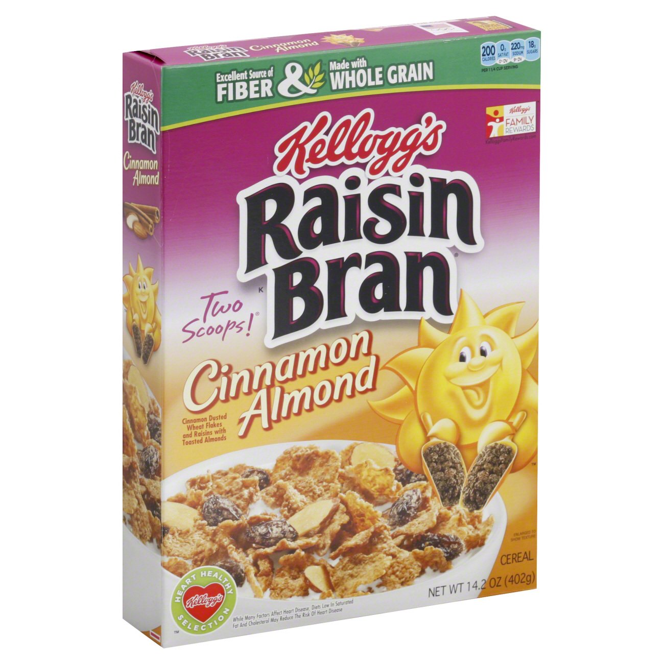 Kellogg's Raisin Bran Cinnamon Almond Cereal Shop Cereal at HEB
