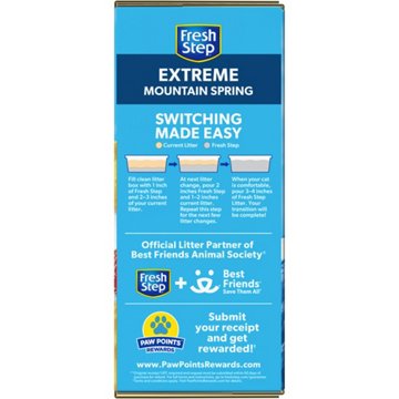 Fresh Step Extreme Clump Multi-Cat Clumping Cat Litter - Febreze Scent, 22 lb