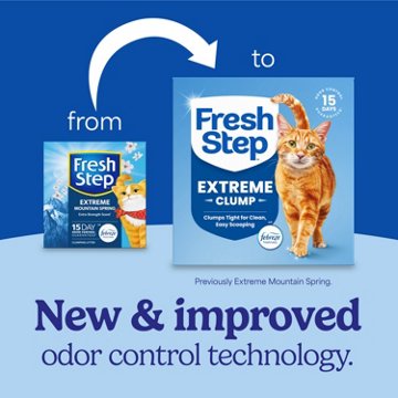 Fresh Step Extreme Clump Multi Cat Clumping Litter - Febreze, 22 lb