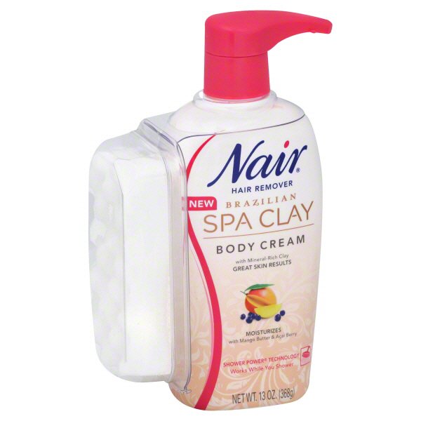 Nair Brazilian Spa Clay Body Cream Hair Remover