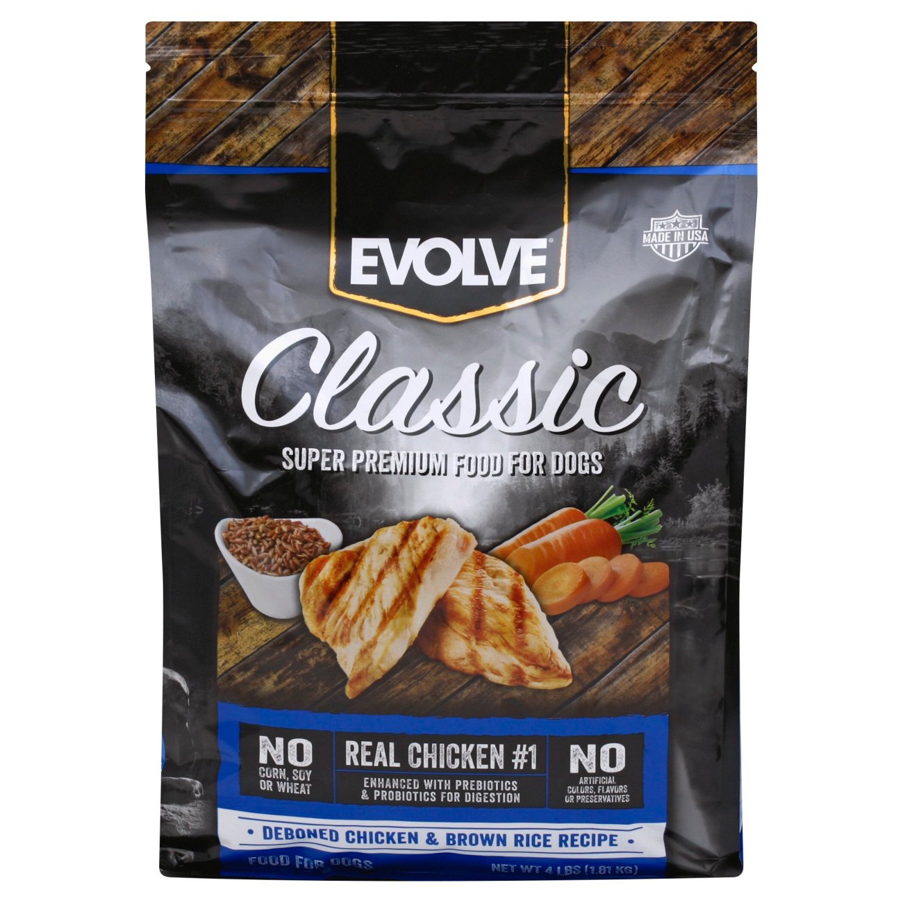 evolve chicken & rice puppy dry dog food