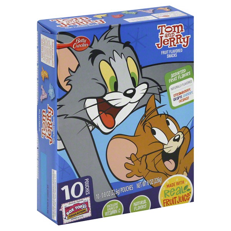 Betty Crocker Tom And Jerry Assorted Fruit Flavored Snacks - Shop Betty  Crocker Tom And Jerry Assorted Fruit Flavored Snacks - Shop Betty Crocker  Tom And Jerry Assorted Fruit Flavored Snacks -