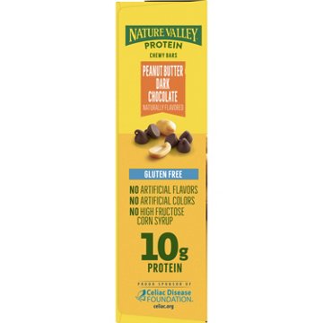 Nature Valley 10g Protein Chewy Bars - Peanut Butter Dark Chocolate, 5 ct