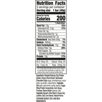 Nature Valley 10g Protein Chewy Bars - Peanut Butter Dark Chocolate, 5 ct
