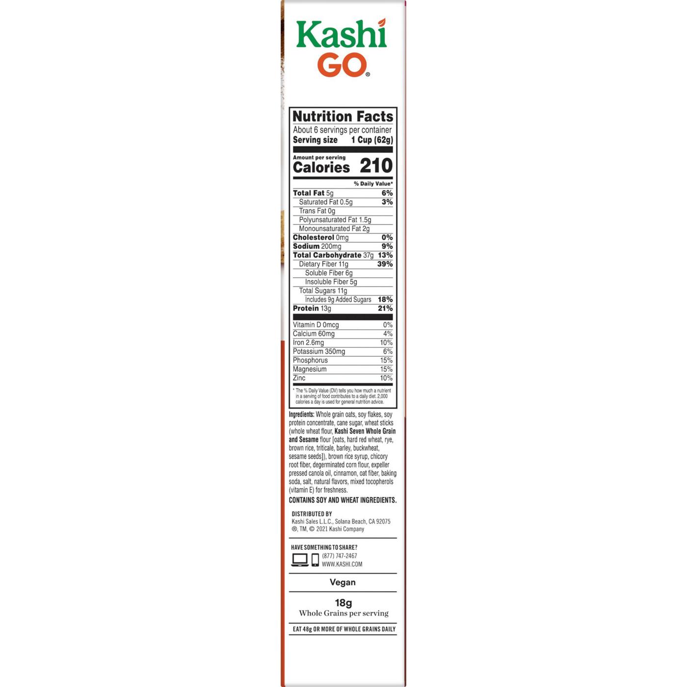 Kashi GO Cinnamon Crisp Breakfast Cereal; image 11 of 11