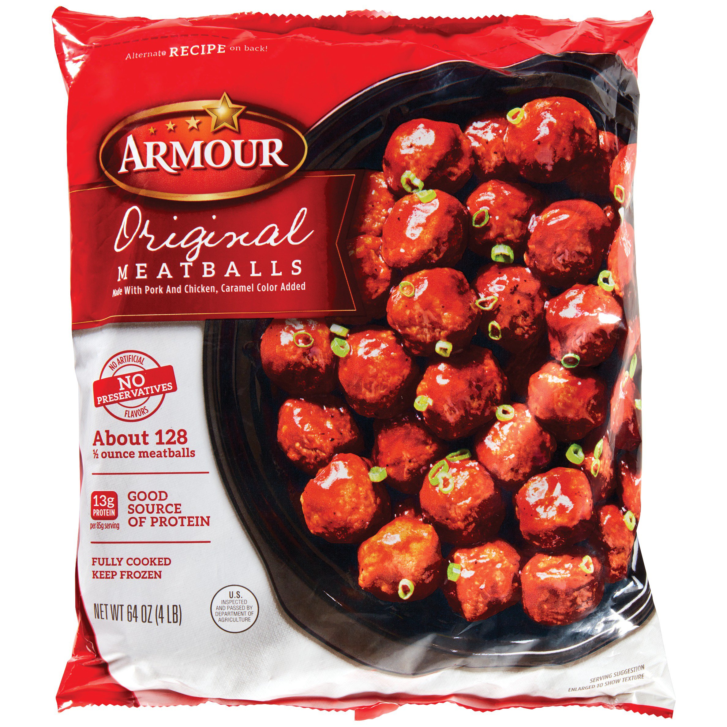 Armour Original Meatballs Shop Entrees And Sides At H E B