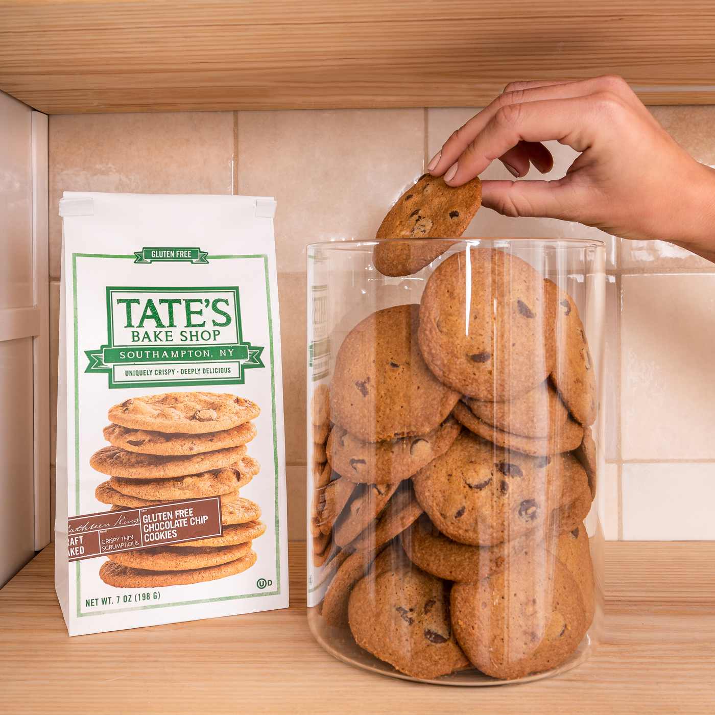 Tate's Bake Shop Gluten Free Chocolate Chip Cookies; image 8 of 8