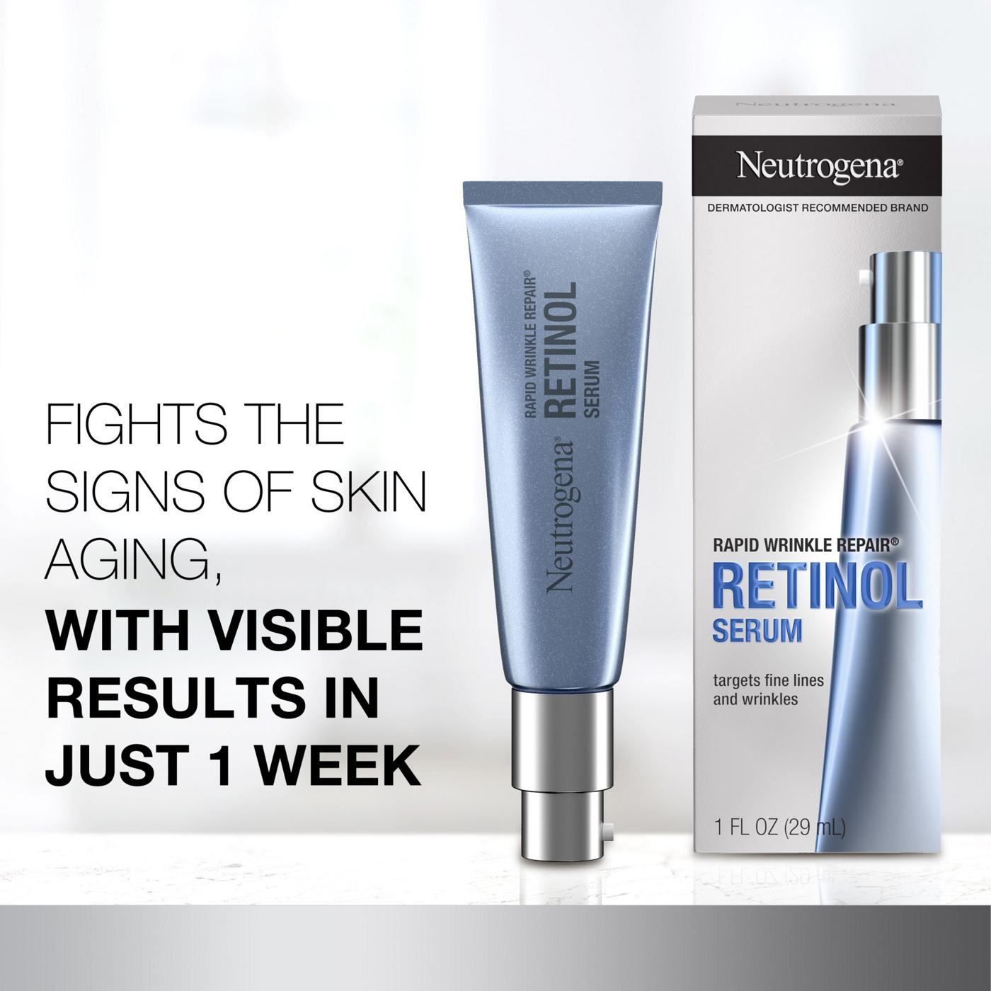 Neutrogena Rapid Wrinkle Repair Retinol Anti-Wrinkle Serum; image 4 of 8