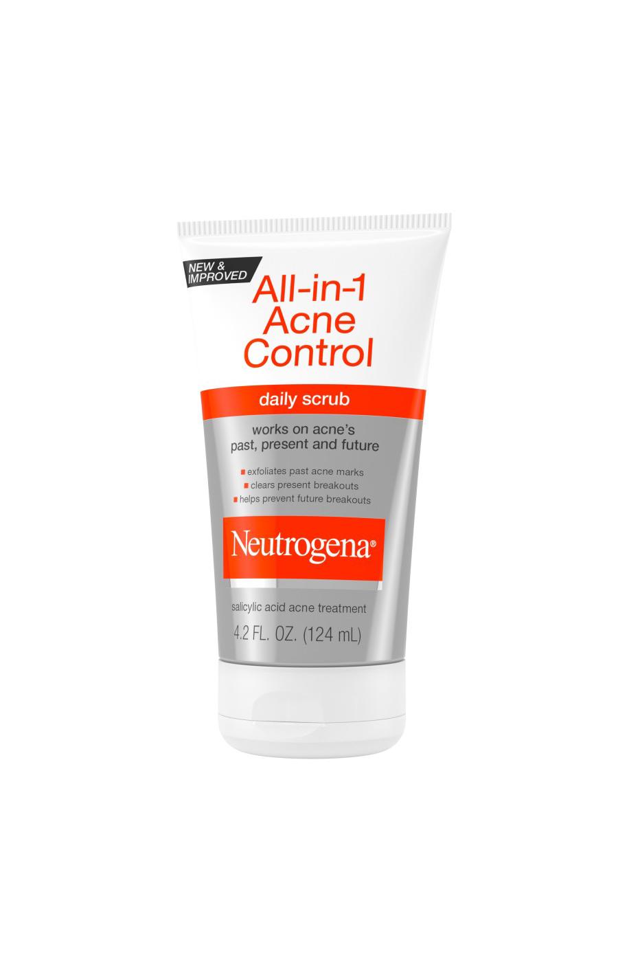 Neutrogena All-in-1 Acne Control Daily Scrub; image 3 of 5