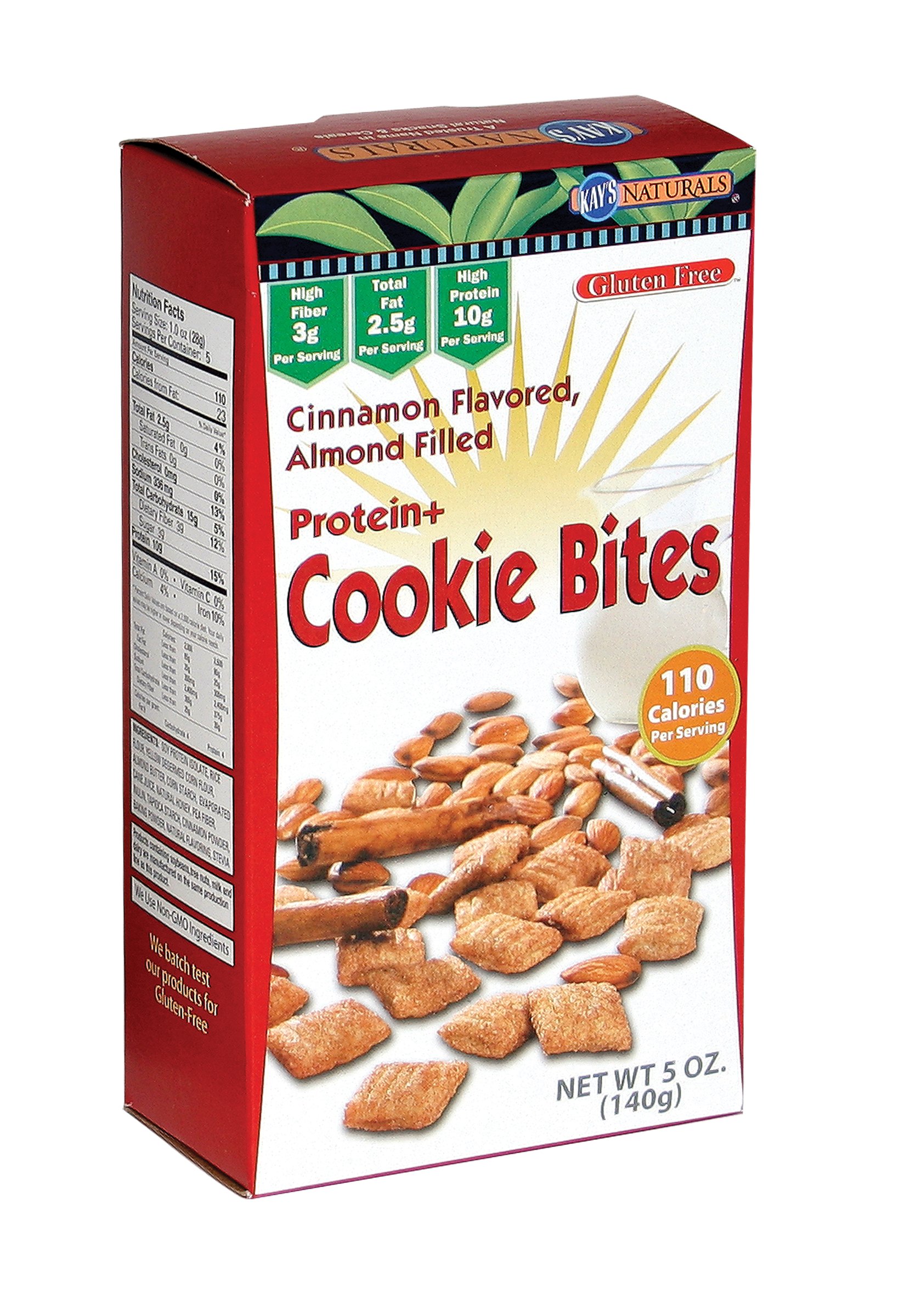 Kay's Naturals Protein+ Cinnamon Flavored Almond Filled Cookie Bites