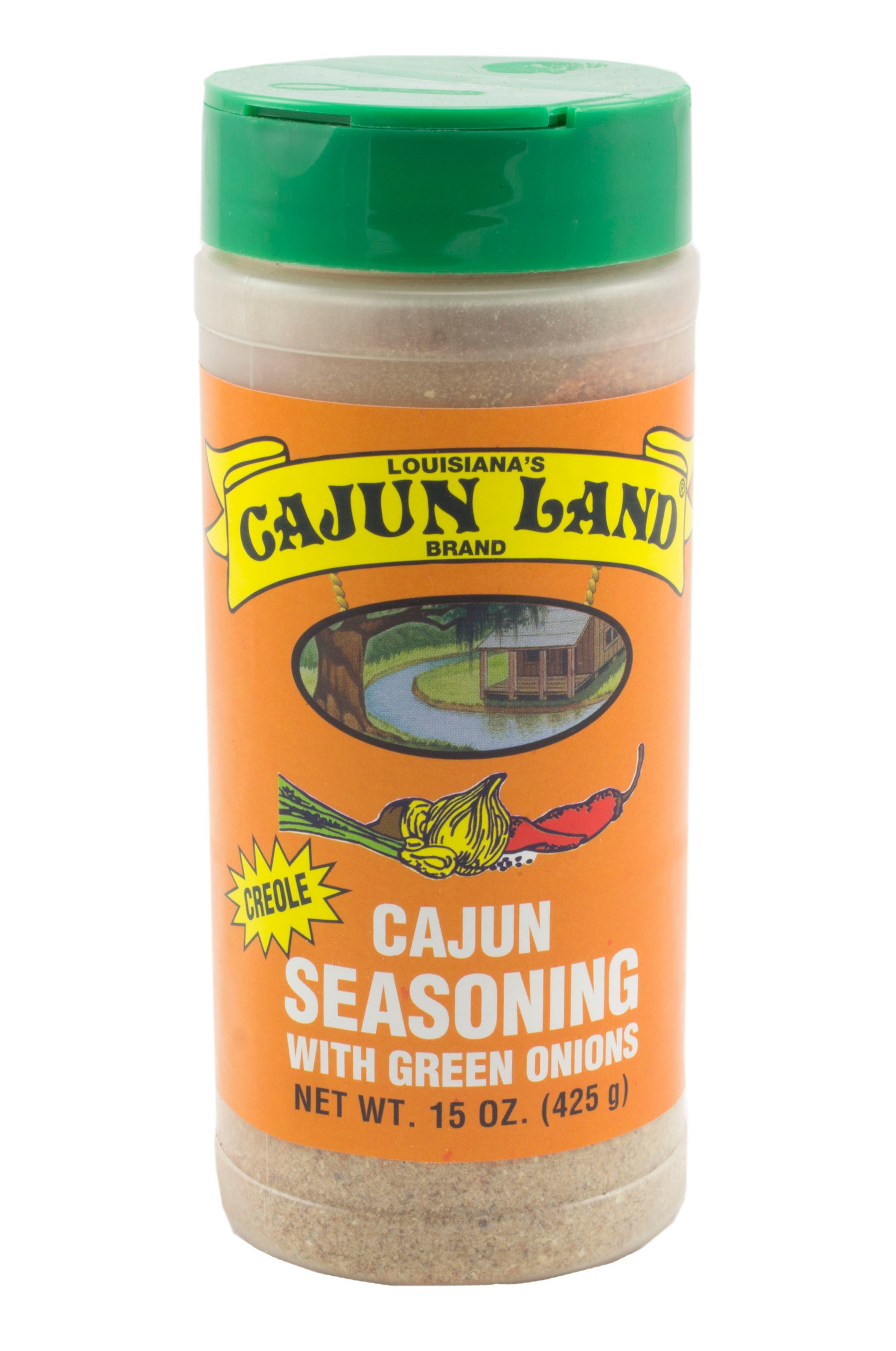 Cajun Land Cajun Seasoning with Green Onions 7 oz Pack of 2 - 736684087777
