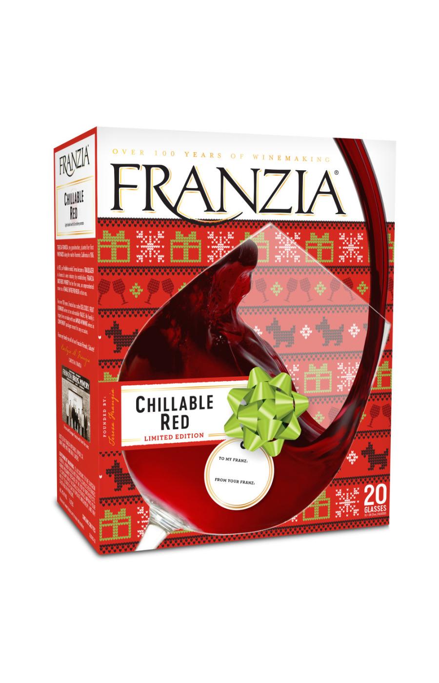 Franzia Chillable California Box Red Wine; image 1 of 5