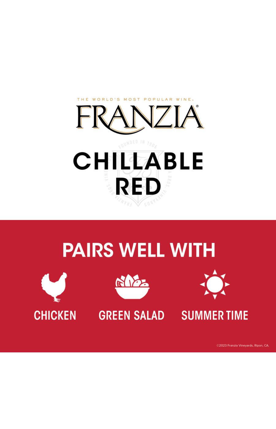 Franzia Chillable California Box Red Wine; image 2 of 5