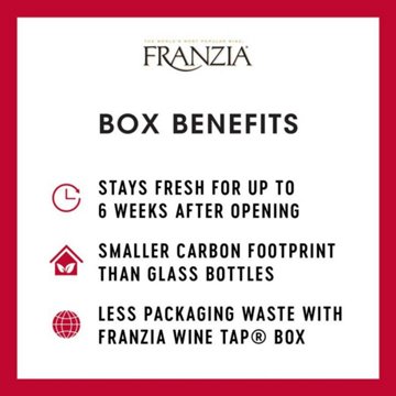Franzia Chillable California Box Red Wine, 3 L