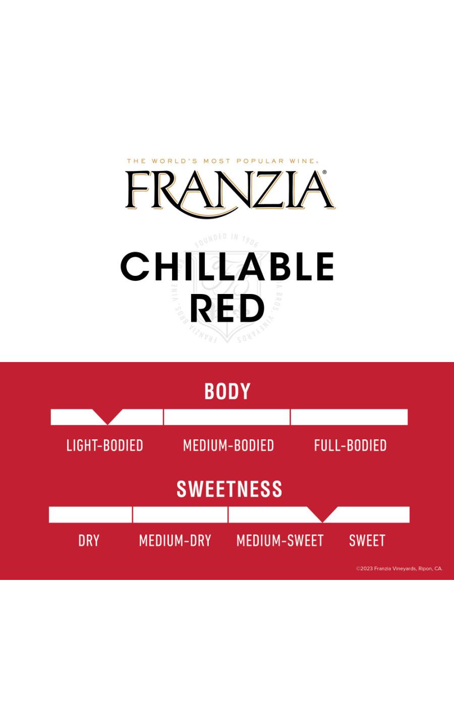Franzia Chillable California Box Red Wine; image 5 of 5