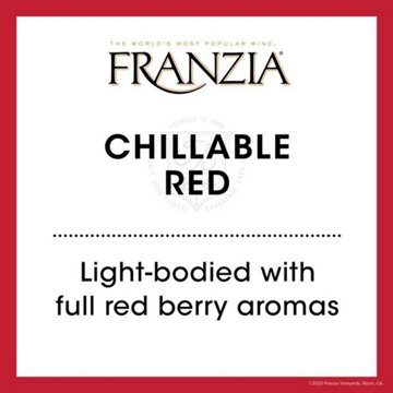Franzia Chillable California Box Red Wine, 3 L