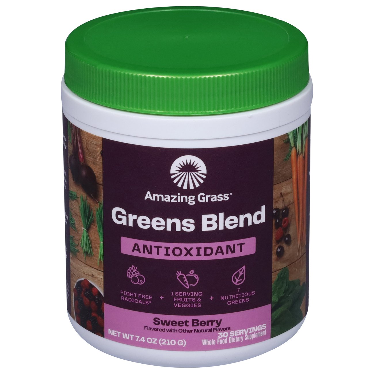 Amazing Grass Greens Blend Antioxidant - Sweet Berry - Shop Diet ...