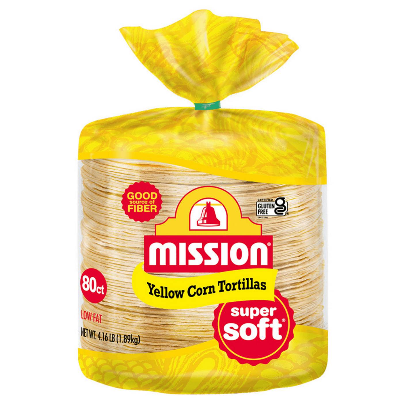 Mission Super Soft Yellow Corn Tortillas 80 Count; image 1 of 3